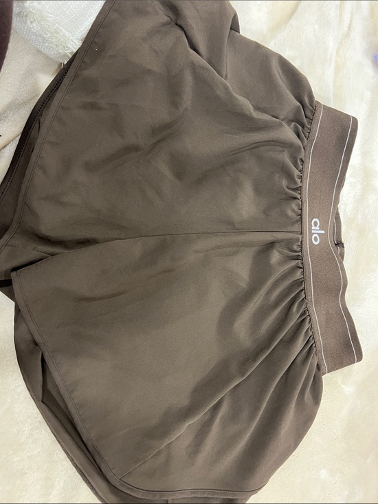 ALO Yoga Pants - ALO Yoga Brown Women's Athletic Shorts